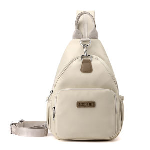 Womens Nylon Oxford Fabric Waterproof Multi-Functional Mini Chest Bag Fashion Casual Crossbody Backpack New 2025 Style