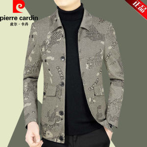 Genuine Goods Pierre Cardin Spring and Autumn New Arrival Classy Casual Polo Collar Young and Middle-aged Men Jacket Outwear Dad Tops