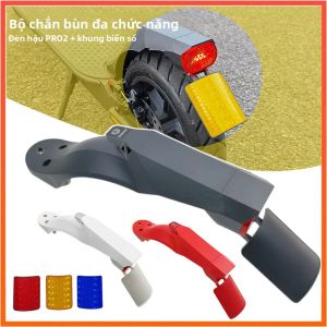 Tấm Chắn Bùn Phía Sau Được Cải Tiến Dành Cho Xe Tay Ga Điện Xiaomi M365 1s Pro 2 Với Tấm Chắn Bùn Có Thể Điều Chỉnh Và Giá Đỡ Đèn Hậu Lớn