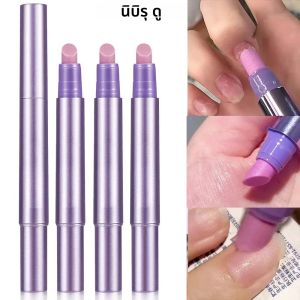 ปากกาทำเล็บ 3-in-1 พร้อมแปรงบำรุงเล็บ ดันหนังกำพร้า อุปกรณ์ดูแลเล็บ น้ำมันบำรุงเล็บ ปากกาขจัดหนังกำพร้า