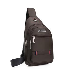Oxford Cloth Cycling Chest Bag Mens Single Shoulder Slant Crossbody Bag Casual Front Chest Bag Trendy Small Male Bag