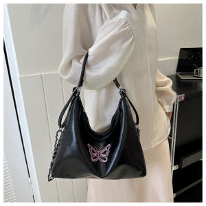 Large Capacity Womens Fashionable Summer 2023 Shoulder Bag Versatile Tote Bag Single Strap Crossbody Handbag Soft PU Leather