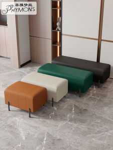 Designer Style Entrance Hallway Shoe Changing Stool Creamy Luxury Coat Closet Footrest Sofa Stool Home Use Doorway Bench