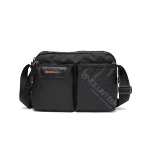 spaceman | Mens Casual Oxford Cloth Single Shoulder Bag Large Capacity Canvas Crossbody Bag Commuter Backpack Zipper Closure Business Bag