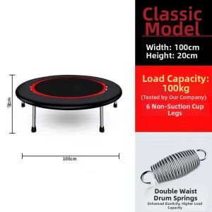 ZHUOLESHI | Thick Steel Folding Trampoline for Children and Family