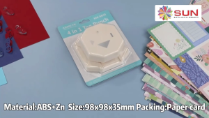 4 in 1 Tag Corner Cutter KAMEI - SUN Pelubang Kertas 6640