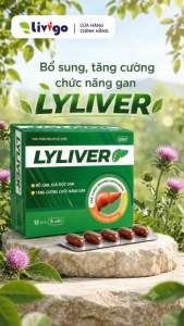Viên hỗ trợ chăm sóc gan Lyliver ABIPHA (Hộp 60v)