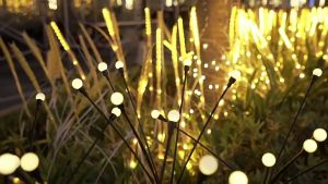 Fireworks christmas light Solar Firefly Light Waterproof IP65 LED Garden Yard Decorative Light Starburst Swaying Light RGB solar-powered