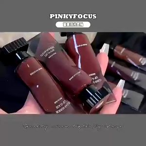 PINKYFOCUS Clear Mirror Lip Glaze Glass LipGloss Mirror Lipgloss Glossy Lip Plumper-CH