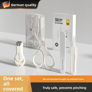 MONLEYTA | Italian Baby Nail Clipper Set Newborn Special Use Baby Nail Clippers Children Scissors Toddler Nail Grinder Safe Sharp Scissors