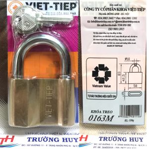 [chính hãng] khoá đồng treo Việt Tiệp 0163M - Bảo hành 2 năm