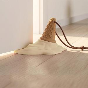 1PC Suction Cup Door Stopper Creative Ice Cream Door Stopper Detachable Hangable Anti Collision Pad Home Door Handle Protector