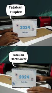 Kalender duduk 2024/kalender meja aestetik cute animal minimalis tahun 2024