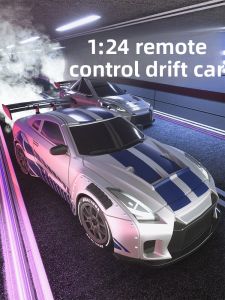 Xe mô hình điều khiển từ xa RC drift chạy điện - Xe đua 4 bánh tốc độ cao