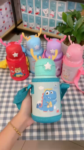 กระติกอาหารสูญญากาศเก็บความร้อน กระติกน้ำสูญญากาศเก็บความร้อน/เย็น สำหรับเด็ก 500ML