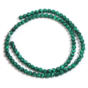 1 Strand Natural Green Malachite Stone Beads 4/6/8/10/12mm Loose Spacer Bead for Jewelry Making Bracelet Necklace Accessories