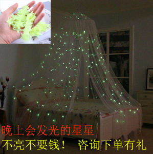 Wall Decoration Glowing Stars Luminous Patch Fluorescence Sticker 3dstereo Wall Sticker Decoration Room Trinkets