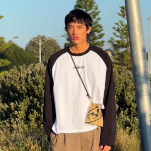 Blanc Nué The Raglan Long Sleeve (Oversized Y2K Relaxed Cotton Long Sleeved Shirt)