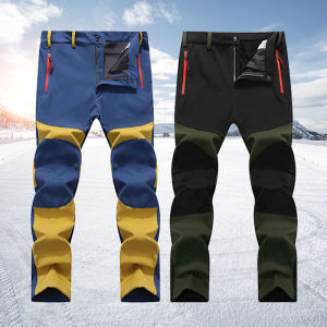 Men Autumn And Winter Outdoor Windproof Hiking Pants Colorful Camping Work Pants