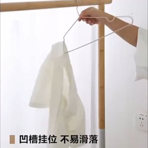 (1 PC) Hanger Premium Stainless Steel Adult 20cmx40cm Anti Slip High Quality Resistant Wide Shoulder Hanger Non Slip Multifunctional