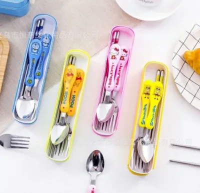 SENDOK MAKAN ANAK SET KARATER