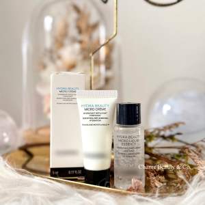 【BEST SELLER✨】C Beaute Hydra Beauty Micro Crème 5ml & Micro Liquid Essence 10ml | Travel Size Hydrating Skincare Gift Set | Moisturizing Plumping Strengthening Barrier & Radiance Boost