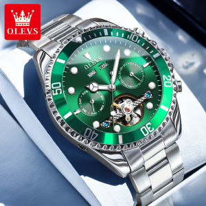 OLEVS | Green Water Ghost Waterproof Mens Automatic Mechanical Watch