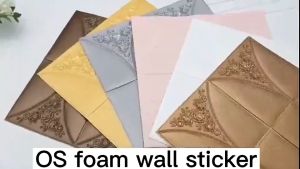 ISI 10PCS - Wallpaper Dinding Foam Emboos 3D 70cm x 70cm