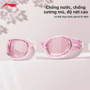Li-Ning | Bộ Kính Bơi Chống Đọng Sương Chống Nước HD và Mũ