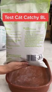 Cát vệ sinh đất sét cho Mèo Catchy 8L 6 Mùi Hương - Cực Thơm Vón Cục Tốt Ít Bụi