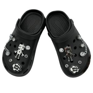 14Pcs/Set Crocs Jibbitz Charms 3D Alien Removable Shoe Buckle Decoration Set for Crocs