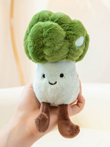 Ecological Vegetable Mushroom Carrot Doll Cabbage Plush Toy Corn Doll Toy Rabbit Skin PP Cotton Filled Soft Stuffed Doll for Kids