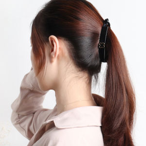 Elegant Small Size Banana Hair Clip for Women Summer Anti-Slip Hair Clip Horse Tail Clip Stylish Hair Accessory Trendy Fashion