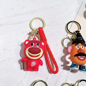 Toy Story Cute Key Chain Woody Jessie Aliens Buzz lightyear Mr. Potato Head Cute Gift Key Ring Key Holder