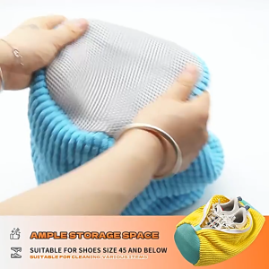1Pc Shoe Washing Machine Bag Laundry Shoe Bag for Washer and Dryer - Reusable Shoe Cleaning Bag for Sneaker Tennis Shoes Unstain Cleaner Kit