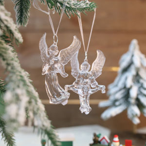 【On Sale】Crystal Acrylic Snowflake Ornaments Merry Christmas Party Decorations Home Festival Decor