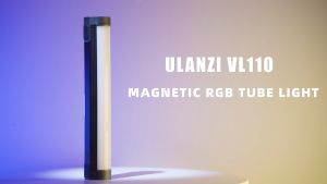 Ulanzi VL110 24cm 2600mAh Magnetic RGB Tube Light with 2500K-9000K Warm and Cold Tones and 360° Full Color Adjustment for Photography and Videography | JG Superstore
