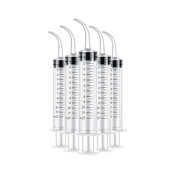 Wisdom Tooth Socket Tooth Hole Dental Elbow Syringe Manual Flushing