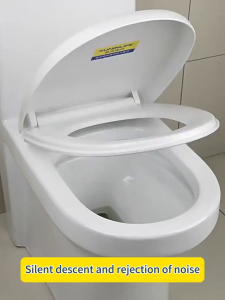 IUGA Universal Toilet Seat Cover O/V/U Shape Standard Size Thickened Toilet Bowl Seat Cover