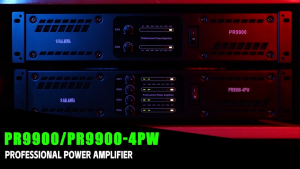 SHALANRA PR9900/PR9900-4PW เพาเวอร์แอมป์ 2U ระดับมืออาชีพ รุ่น กำลัง 1500W (2/4 ช่อง) 8 โอห์ม คลาส D สำหรับระบบเสียงกลางแจ้งและ KTV