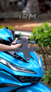 ARM Tail Tidy License Plate Holder Bracket For Motorcycle Honda VARIO Click 125 With Signal Light CNC Full Alloy