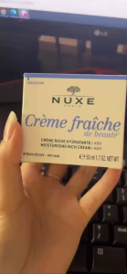 Kem Dưỡng Ẩm Sâu 48H NUXE Crème Fraîche de Beauté Rich Cream 50ml-Pháp