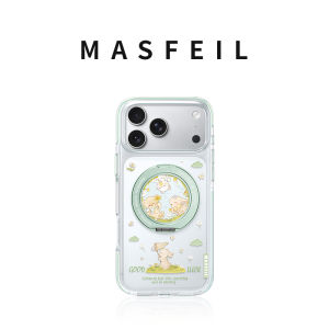 MASFEIL | Magnetic Stand Transparent iPhone Case