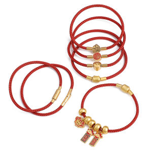 สร้อยข้อมือเชือกเบ็ดตกปลาเรืองแสงสแตนเลส1ชิ้น/ถุงสำหรับการทำเครื่องประดับอัญมณีแฟชั่นแบบ DIY