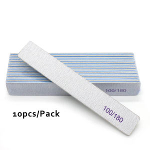 5pcs/10/25pcs Tools Nail Files 100/180 Grits Emery Boards for Acrylic Fake Nail Gel Nails Double Sided Nail Block Emory