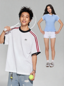 A chock | Retro Waffle Knit Color Block Sports Jersey