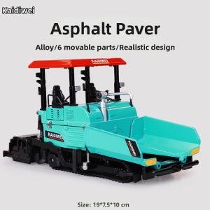 Đồ chơi máy rải nhựa đường hợp kim Kaidiwei mô phỏng xe công trình xây dựng