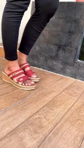 Onar Street - Sandal Wedges Sandal Wanita Terbaru Sandal Pesta Kode E-04