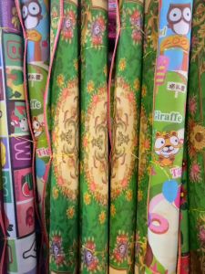 เสื่อรองคลาน เสื่อปูนั่งเล่น 6 ฟุต ขนาด 170x180 cm 2 หน้า รุ่นหนา 0.6 มิลทั่วไป สีลม