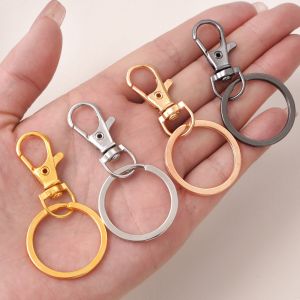 32/36/38mm 5sets/bag Keychains Set Key Rings for Bag Car KeysDog CollaGift Ideas